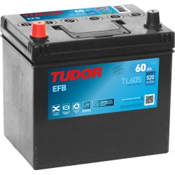 Batería TUDOR TL605 12V 60Ah 520A EFB